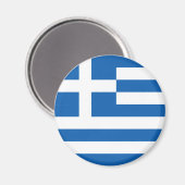Griekse vlag Magnet (Voorkant / Achterkant)
