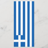 Griekse vlag menu (Achterkant)