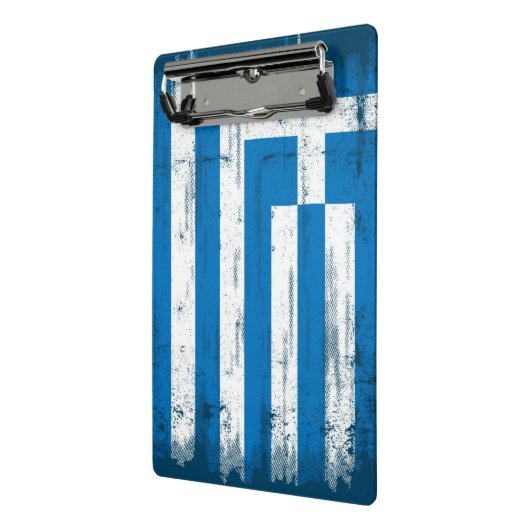 Griekse vlag mini klembord (Angled2)