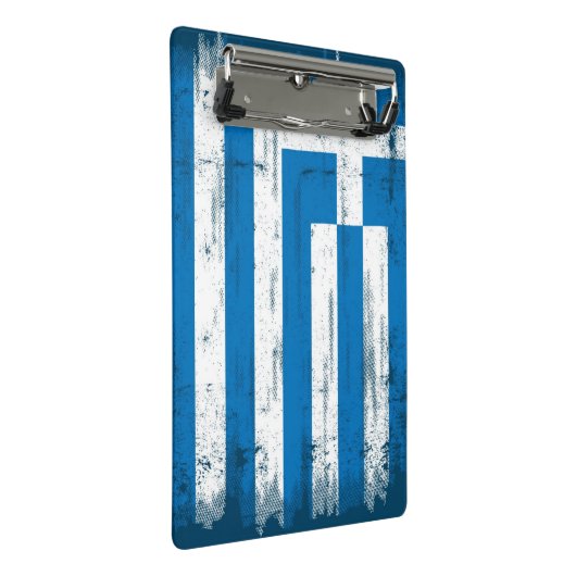 Griekse vlag mini klembord (Schuin)