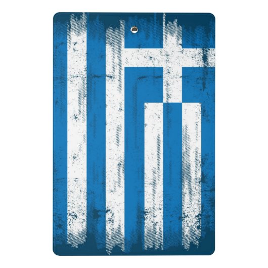 Griekse vlag mini klembord (Achterkant)