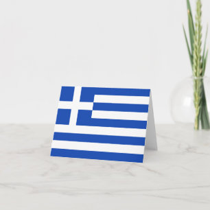 Griekse vlag Notecard Kaart
