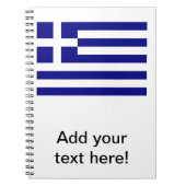 Griekse vlag notitieboek (Voorkant)
