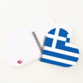 Griekse vlag notitieboek (Binnen)