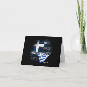 Griekse vlag notitiekaartje