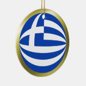 Griekse Vlag Ornament (Rechts)