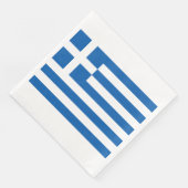Griekse vlag papier servet (Hoek)