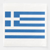 Griekse vlag papier servet