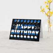 Griekse vlag Patriotic Birthday Kaart (Gele Bloem)