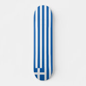 Griekse vlag persoonlijk skateboard (Voorkant)