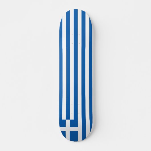 Griekse vlag persoonlijk skateboard (Voorkant)