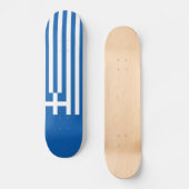 Griekse vlag persoonlijk skateboard (Voorkant)