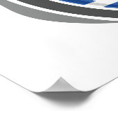 Griekse vlag poster (Hoek)