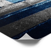Griekse vlag poster (Hoek)