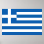 Griekse vlag poster (Voorkant)