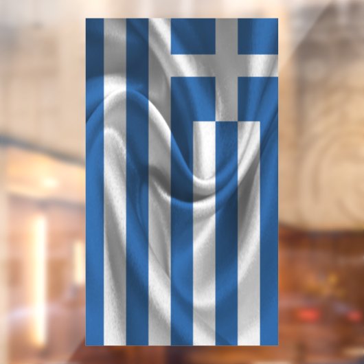 Griekse Vlag Raamsticker (Vel 2)