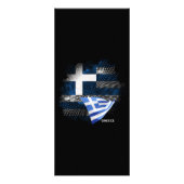 Griekse vlag reclamekaart (Achterkant)