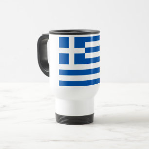 Griekse vlag reisbeker