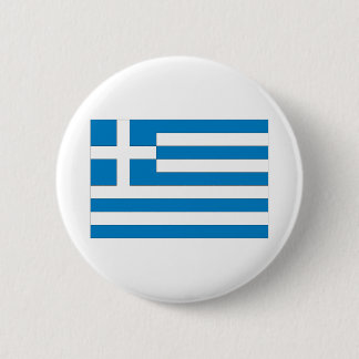 Griekse vlag ronde button 5,7 cm