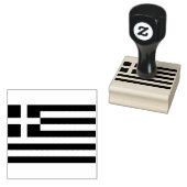 Griekse vlag rubberstempel (Gestempeld)