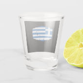Griekse vlag shot glas (Achterkant)