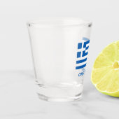 Griekse vlag shot glas (Links)