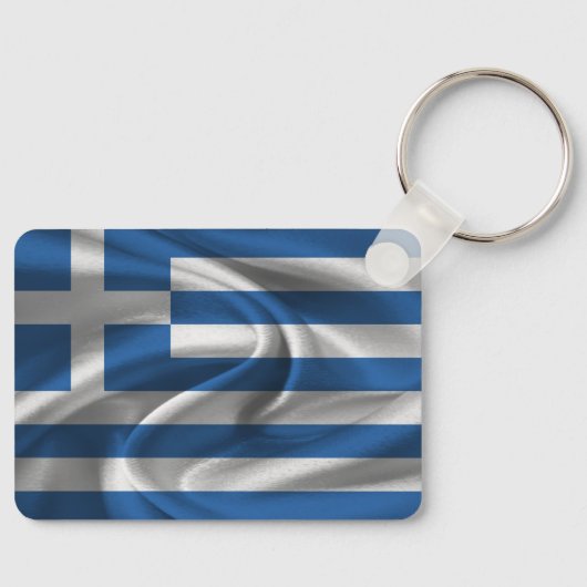 Griekse Vlag Sleutelhanger (Voorkant)