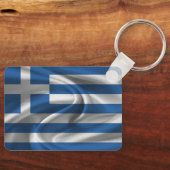 Griekse Vlag Sleutelhanger (Voorkant)