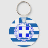 Griekse vlag sleutelhanger (Voorkant)