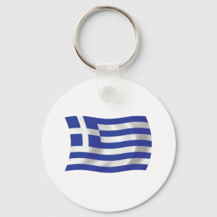 Griekse Vlag Sleutelhanger