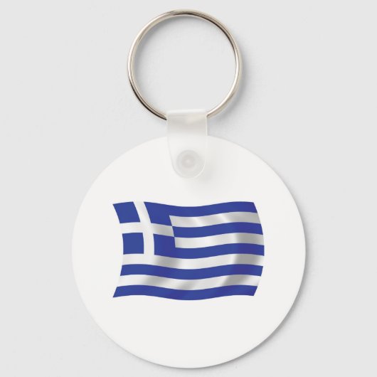 Griekse Vlag Sleutelhanger (Voorkant)