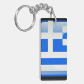 Griekse vlag sleutelhanger (Voorkant Links)