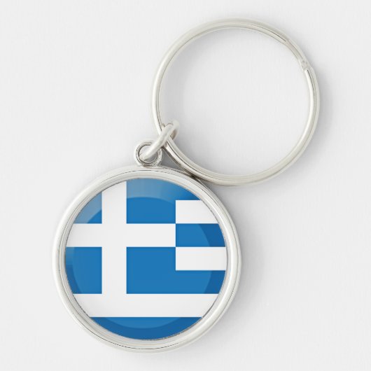 Griekse vlag sleutelhanger (Voorkant)