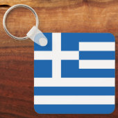 Griekse vlag sleutelhanger (Voorkant)