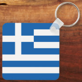 Griekse vlag sleutelhanger (Achterkant)