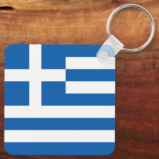 Griekse vlag sleutelhanger (Achterkant)
