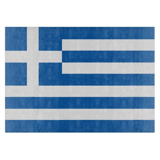 Griekse vlag snijplank (Voorkant)