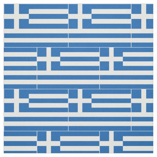 Griekse vlag stof (Swatch)