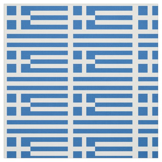 Griekse vlag stof (Swatch)
