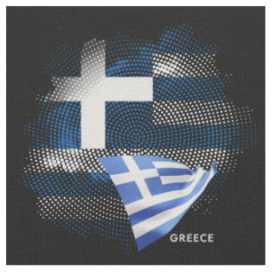 Griekse vlag stof