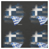 Griekse vlag stof (Swatch)