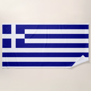 Griekse vlag strandlaken