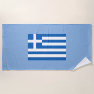 Griekse vlag strandlaken