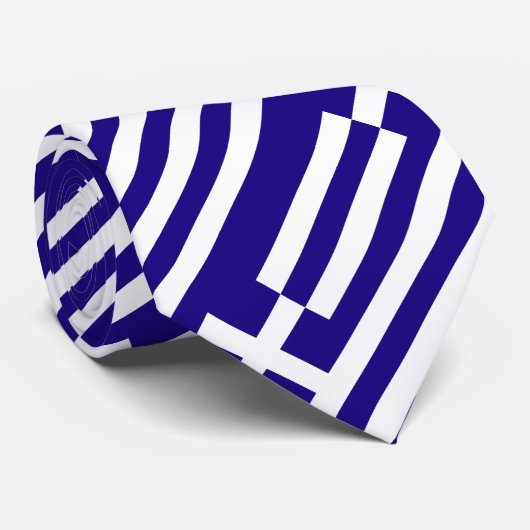 Griekse vlag stropdas (Opgerold)