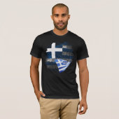 Griekse vlag t-shirt (Voorkant volledig)