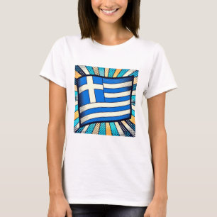 Griekse vlag t-shirt