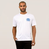 Griekse vlag t-shirt (Voorkant volledig)