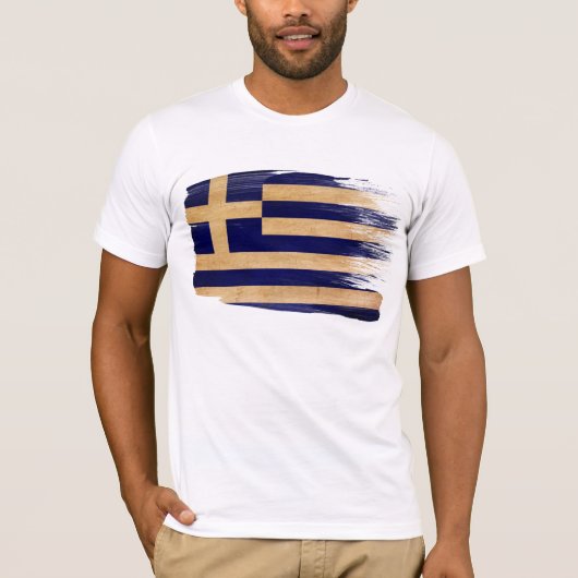 Griekse vlag T-Shirt (Voorkant)