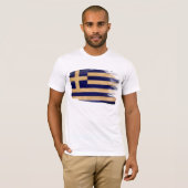 Griekse vlag T-Shirt (Voorkant volledig)