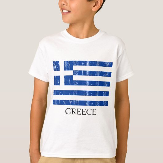  Griekse vlag T-shirt (Voorkant)